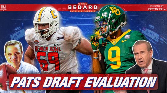 .@betonline_ag Podcast & Video: Bedard Patriots Pod - Greg Cosell on the Patriots' draft taken at BSJ Headquarters